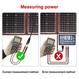 Kit de Placa Solar de 200w 18v Portátil Plegable Monocristalino (Alta Eficiencia) Para Cargar 12v BateríAs De Coche Gel AGM ácido Bomba Autocaravanas Caravanas