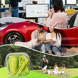 Vajilla Camping 4 Personas -Picnic Set - Vajilla Camping con Cubiertos Camping - Camping Accesorios 4 Personas - Platos y Cubiertos Camping - Vajilla para Camping (Verde)