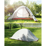 Naturehike Cloud-up 2 Tienda de Campaña Ultraligera para 2 Personas - Tienda Impermeable de Doble Capa para Trekking, 4 Estaciones(Naranja)