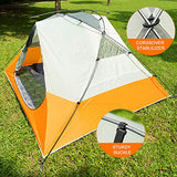 Forceatt Tienda de Campaña, Tienda Campaña 3 Personas, Carpa Ultraligera 3-4 Temporadas, Resistente al Agua y al Viento Fácil de Instalar, Adecuada para Viajes, Camping, Senderismo
