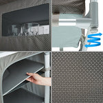TecTake 800585 - Cocina de Camping, Aluminio, Ligera, Plegable - Varios Modelos (Tipo 5 | No. 402923)