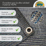 Mr Nomad Alfombra de Suelo de Camping 4,0 m x 2,5 m - con recogedor - Alfombra de Camping, Azul/Gris, Ideal para el Suelo del toldo, Incluye Bolsa de Transporte, 4 Clavijas en T y 12 Clavos de Acero