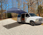 Hasika Awning Camper Trailer Roof Top Family Tent for Beach Camping SUV, MPV, Hatchback and Sedan Anti-UV Tents for Camping 6 Person by