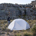Naturehike Mongar Tienda de campaña de mochilero Ligero 2 Personas para el Excursionismo, el Senderismo y el Camping (Gris)