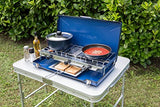 CAMPINGAZ Chef Folding Double - Hornillo para Acampada, Color Azul