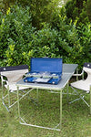 CAMPINGAZ Chef Folding Double - Hornillo para Acampada, Color Azul