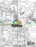 Libro de Colorear : Camping: Libro de Colorear