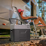HOMCOM - Nevera Portátil 50L Termoeléctrica 12/24V/230V