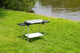 Campingaz 600 SG, estufa de camping con parrilla y soporte, cocina de gas compacta para exteriores, quemadores con protección contra el viento, tiempo de cocción extra rápido, almacenamiento compacto