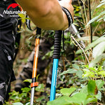 Naturehike Alpenstocks Ultralight Trekking Pole Plegable Caminando Palos Camping Familia Alpenstocks NH17D001-Z