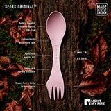 Light My Fire Cubierto Camping - Set Cubiertos Camping 3 en 1 Cuchara Tenedor Cuchillo Camping