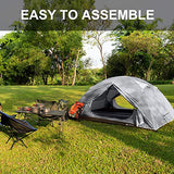 Forceatt Tienda De Campaña 3 Personas, con 100% A Prueba De UV/Viento/Impermeable, Tienda de Techo de Doble Capa Portátil Ultraligera, para Trekking, Camping, Playa, Aventura Etc
