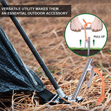Boundless Voyage Paquete de 6 Clavijas para Carpas de aleación de Titanio de Alta Resistencia