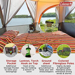 Octógono Coleman con Grandes ventanales, con Vista panorámica de 360°, Robusta construcción de Postes de Acero, Lona Impermeable Totalmente integrada, fácil de Montar, 100% Impermeable.