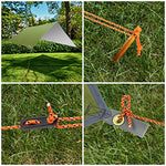 Ryaco Toldo de Refugio Impermeable 3M*3M, Hamaca Tienda de campaña, portátil, Ligera, Impermeable, Refugio para Camping, Senderismo, Mochila (Ejercito Verde)