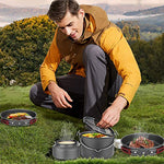 Odoland - Kit de Cocina para camping, 22 piezas